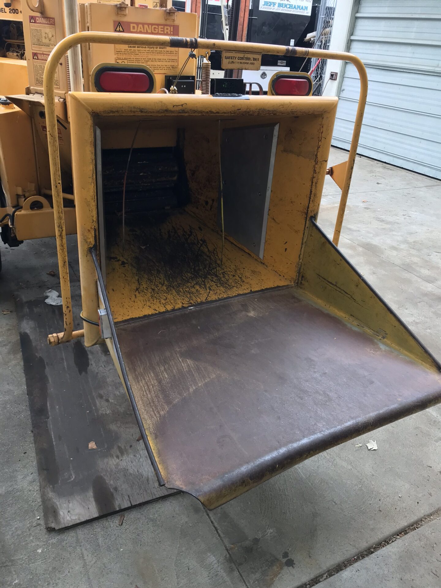 Wood Chipper Safety Shield